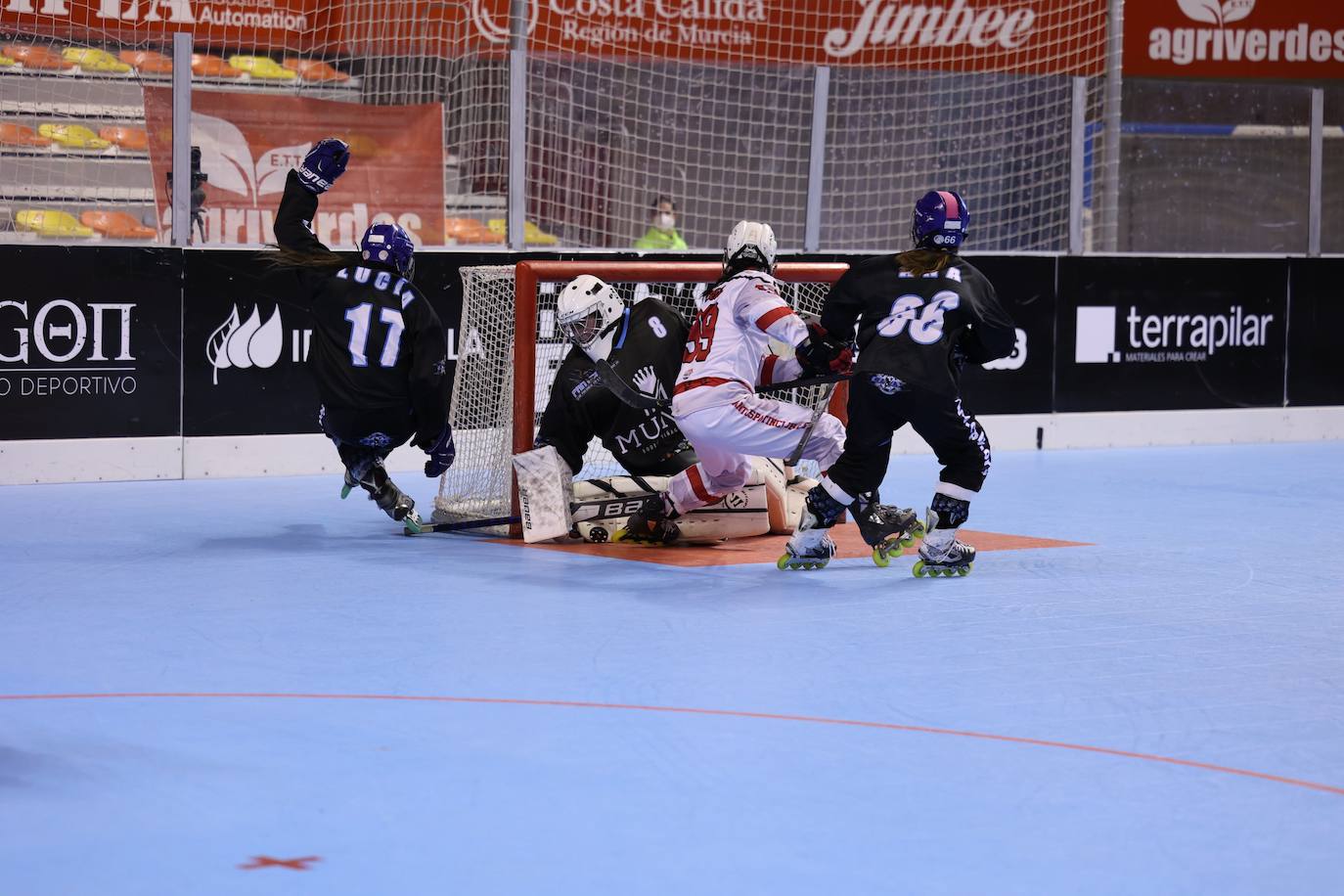 Imagen de la final de la Copa del Reina, en la que las Panteras cayeron 