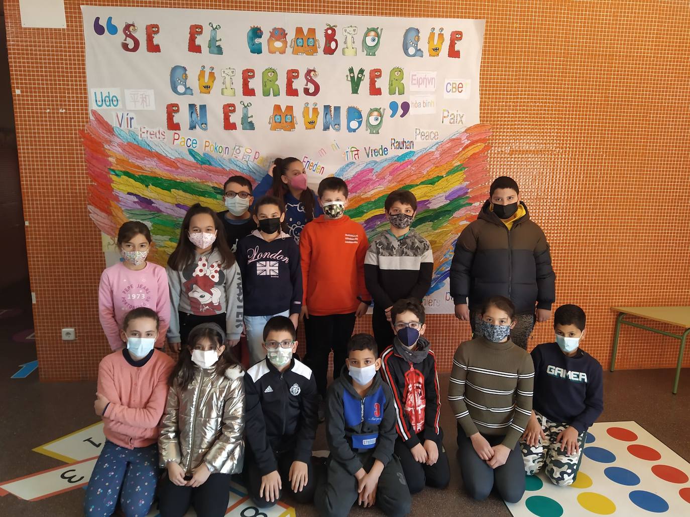 Fotos: Los niños de Medina de Rioseco celebran el Día de la Paz