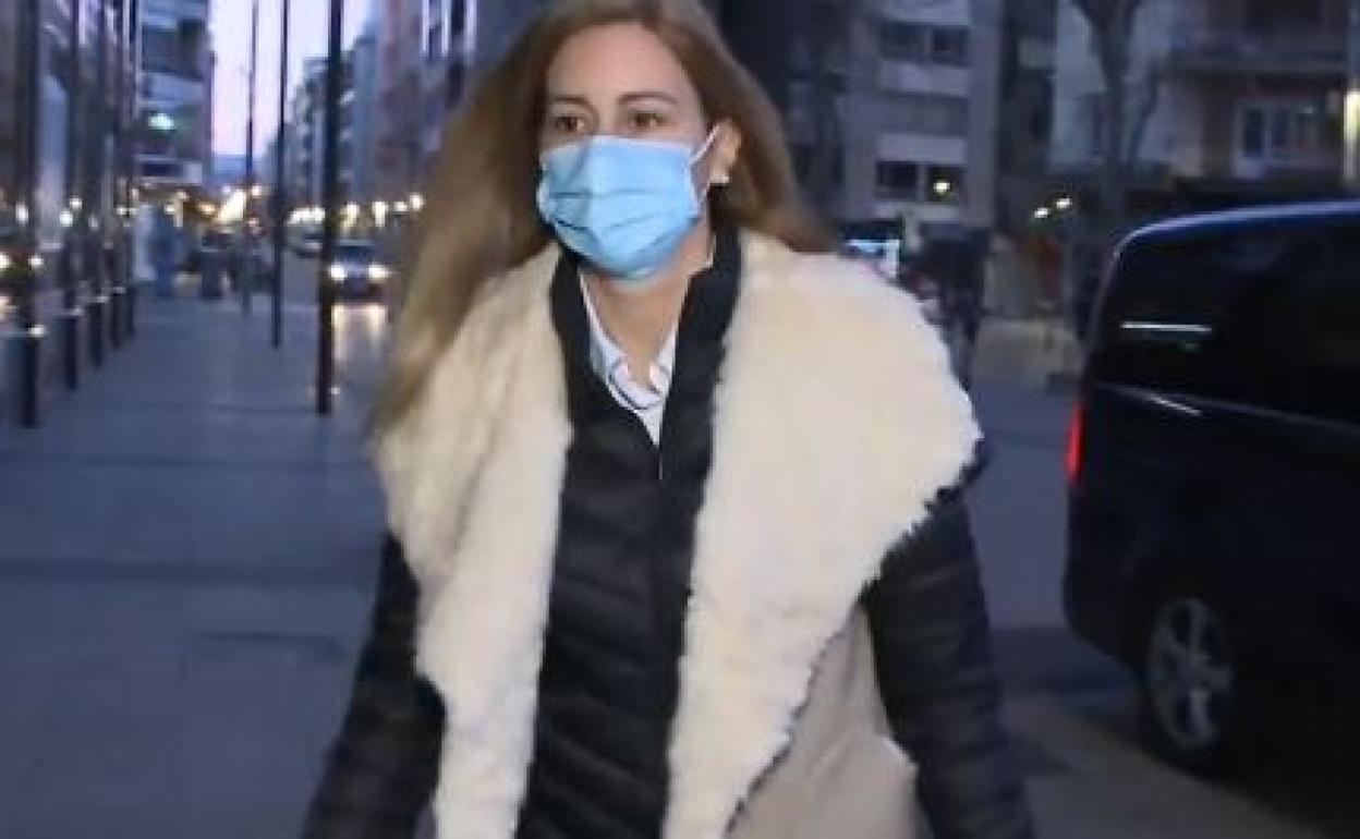 Ainhoa Armentia, impasible ante los rumores de ruptura con Iñaki Urdangarín