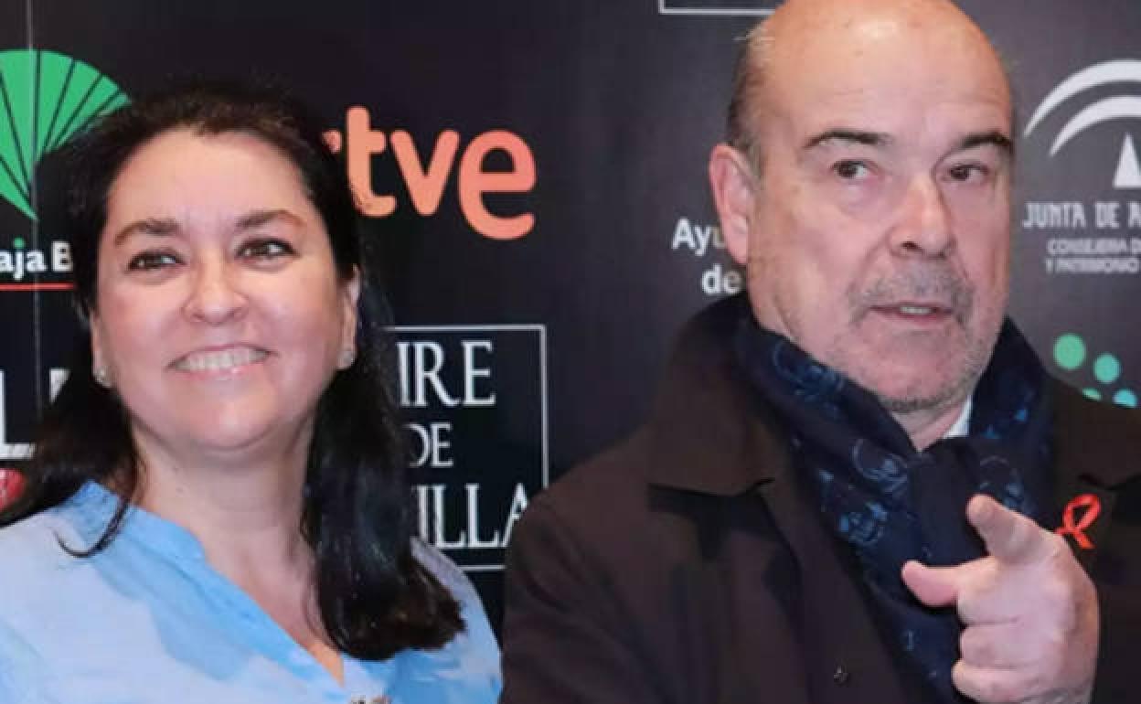 Antonio Resines y su mujer Ana Pérez-Lorente. 