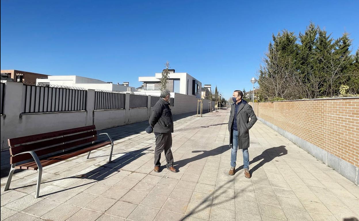 Calle donde han concluido las obras. 