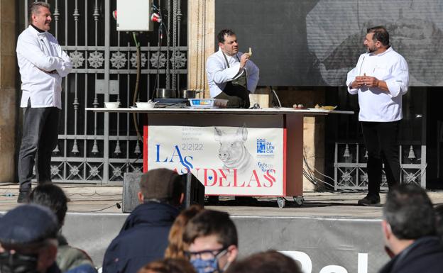 Exhibición de los cocineros.