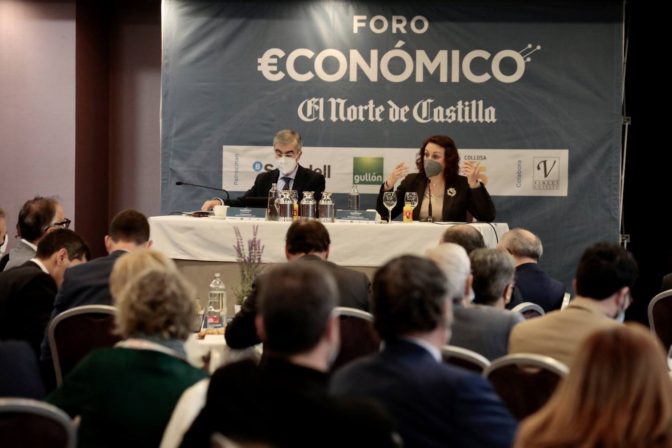 Fotos: La exminitra Magdalena Valerio, en el Foro Económico de El Norte