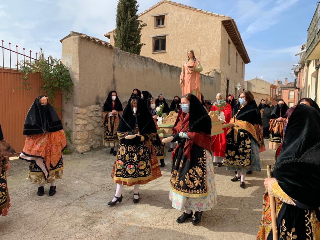 Fotos: Bailes de Santa Águeda en Tiedra