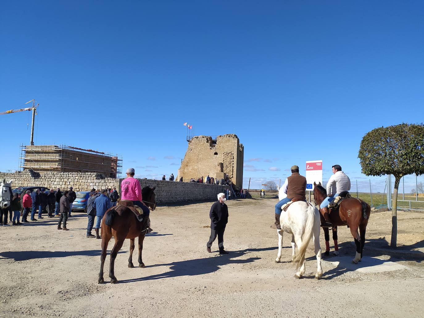 Carrera de cintas a caballo de Villagarcía de Campos y Tordehumos. 