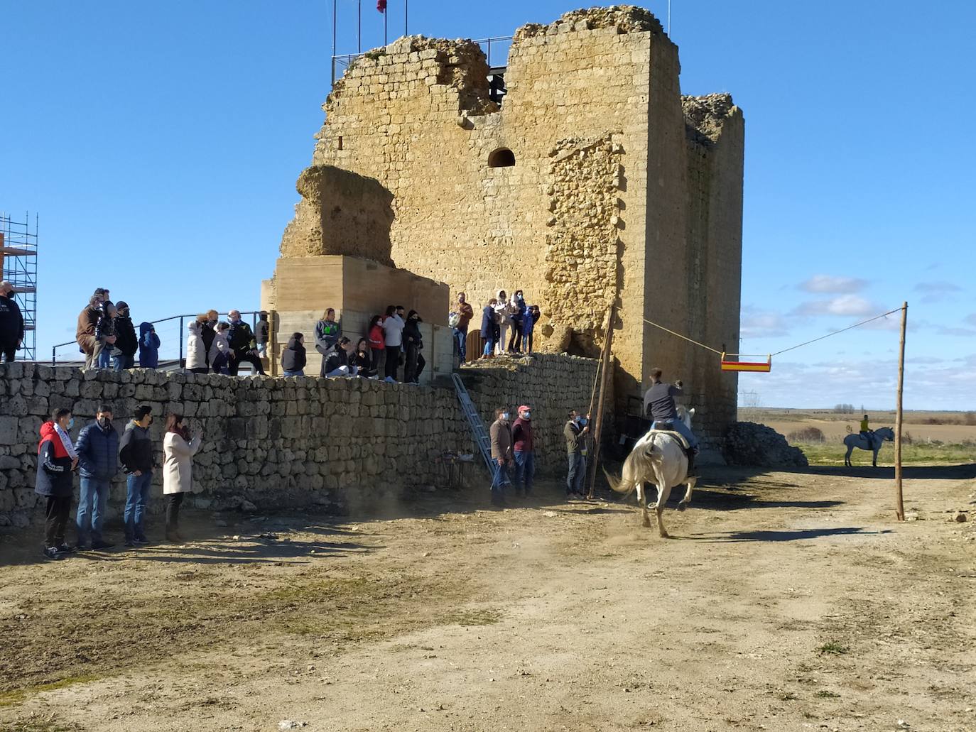 Carrera de cintas a caballo de Villagarcía de Campos y Tordehumos. 