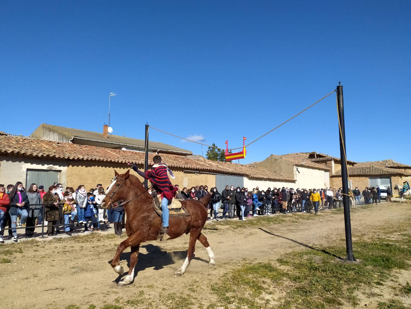 Carrera de cintas a caballo de Villagarcía de Campos y Tordehumos. 