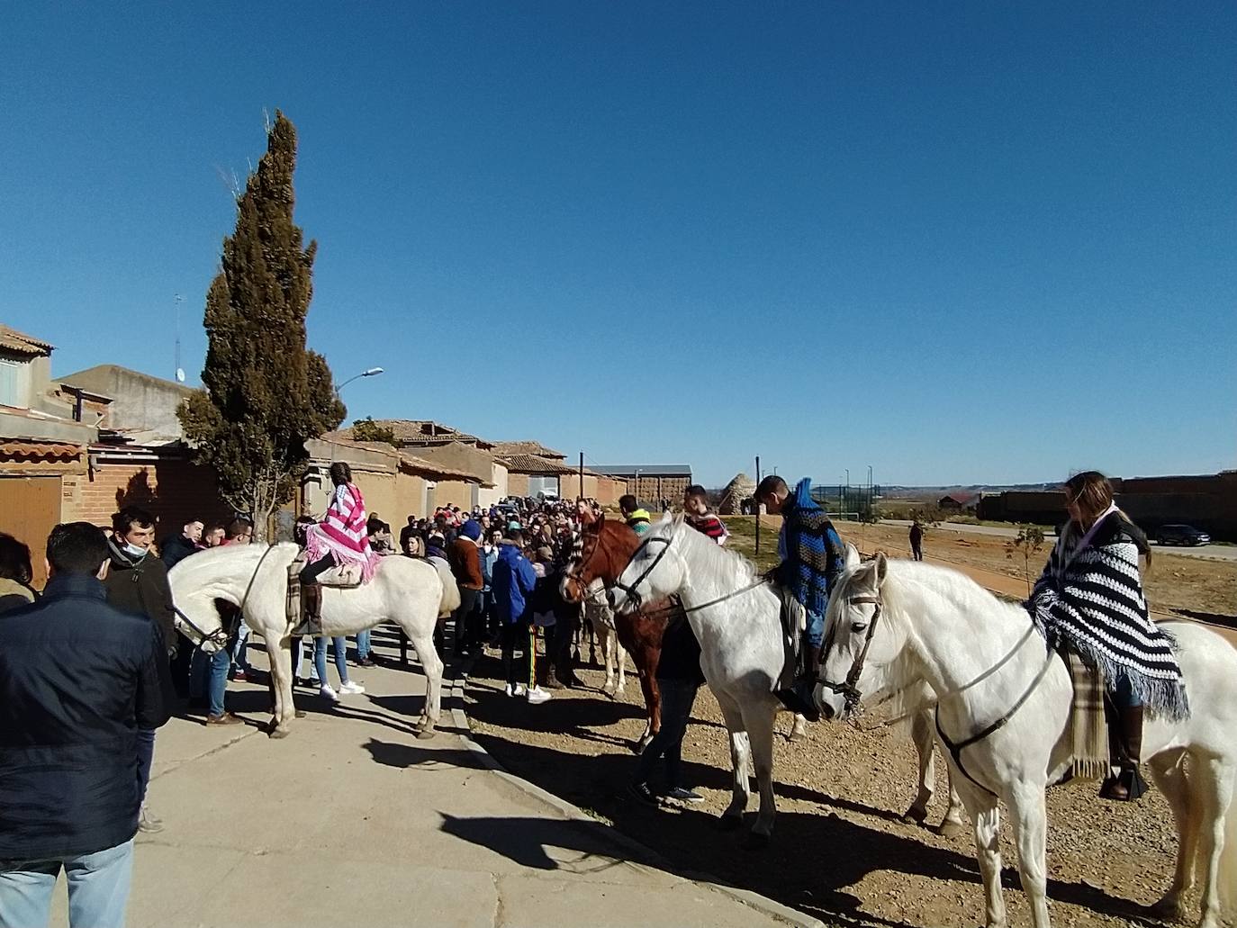 Carrera de cintas a caballo de Villagarcía de Campos y Tordehumos. 