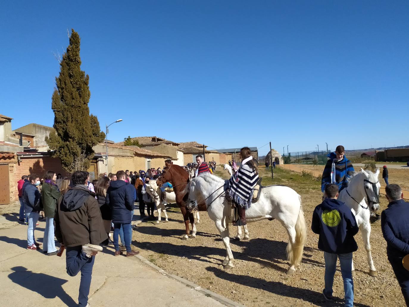 Carrera de cintas a caballo de Villagarcía de Campos y Tordehumos. 