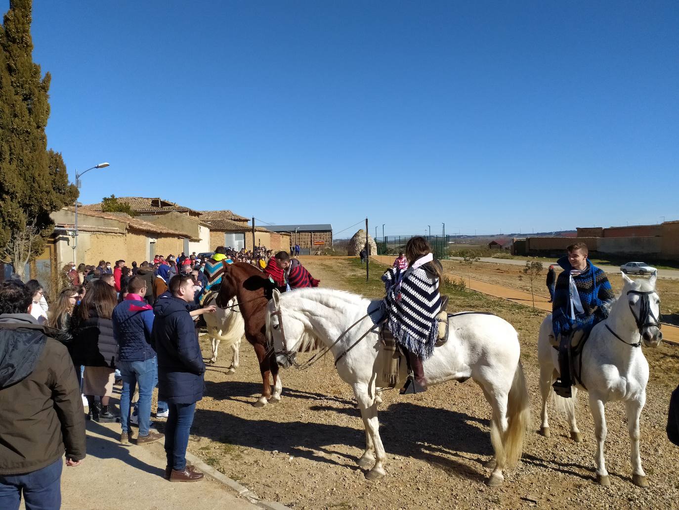 Carrera de cintas a caballo de Villagarcía de Campos y Tordehumos. 