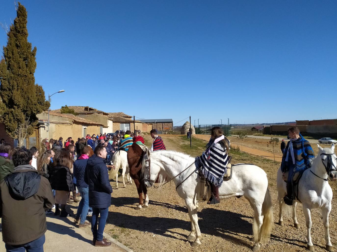 Carrera de cintas a caballo de Villagarcía de Campos y Tordehumos. 