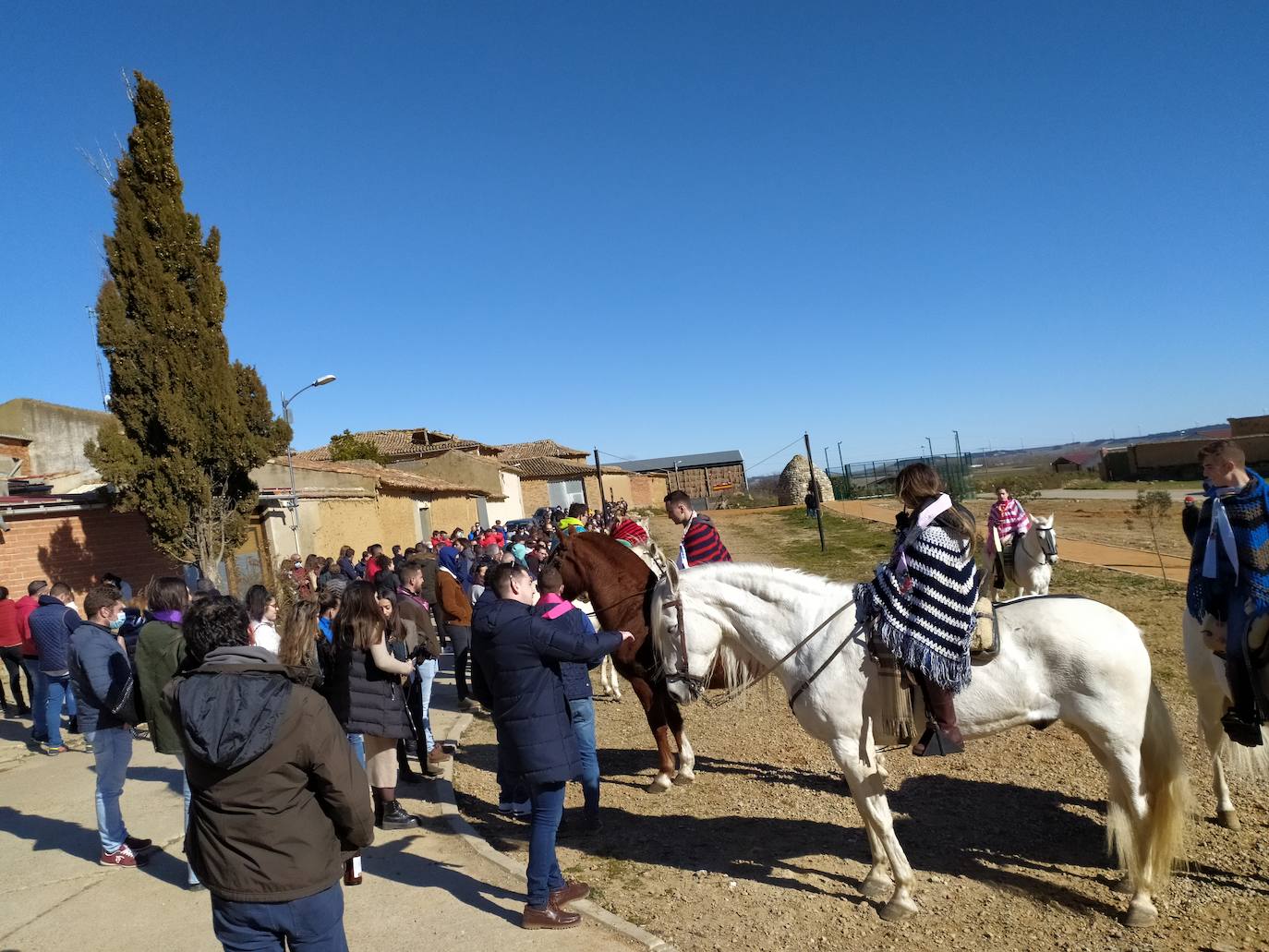 Carrera de cintas a caballo de Villagarcía de Campos y Tordehumos. 