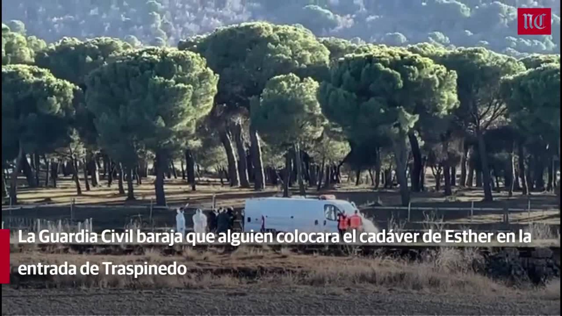 Hallazgo y levantamiento del cadáver de Esther López en Traspinedo