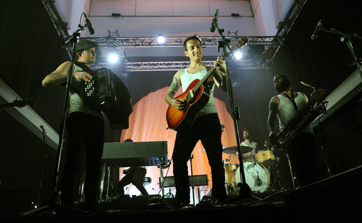 Un momento del concierto del grupo burgalés, en el LAVA. 