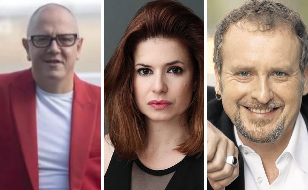 Fernando Cayo, Óscar de la Fuente y Verónica Ronda. 