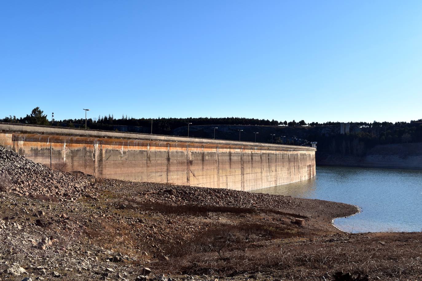 Fotos: Primeros signos de alerta en los pantanos de Palencia