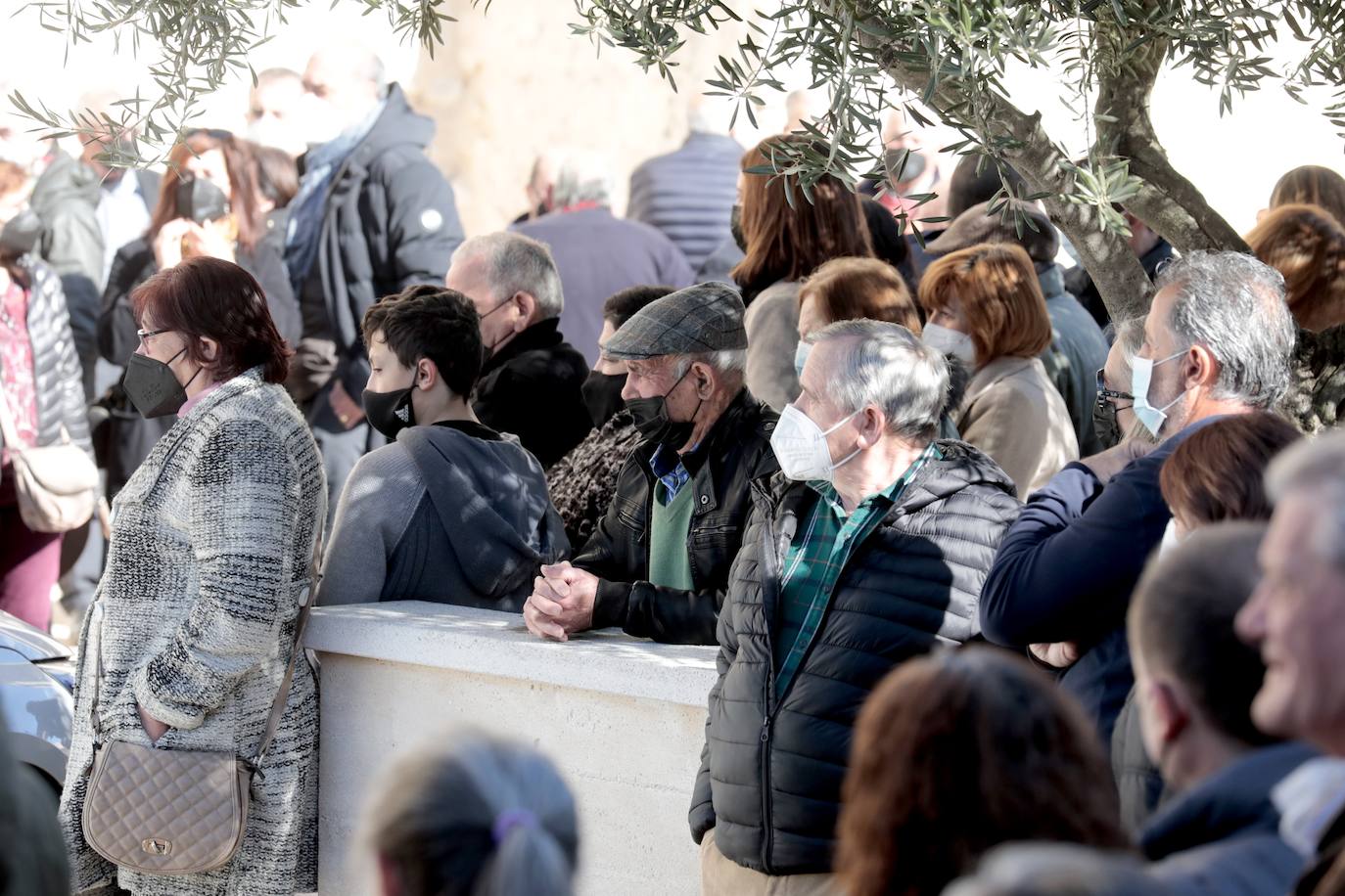 Funeral de Esther López en Traspinedo. 