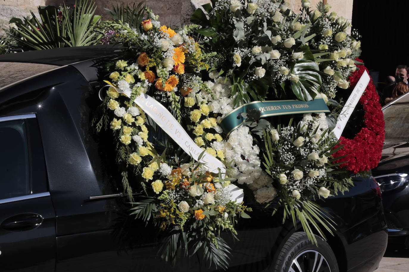 Funeral de Esther López en Traspinedo. 