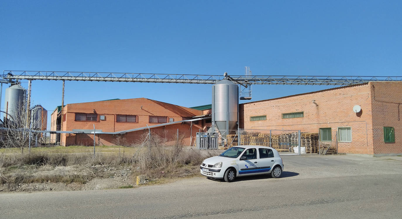 Explotación de gallinas de Íscar en la que se ha declarado un foco de gripe viar.