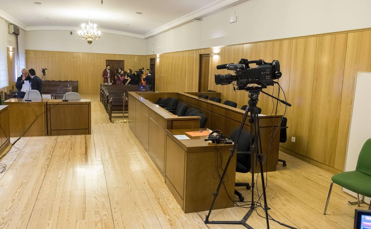 Interior de la Audiencia de Valladolid.