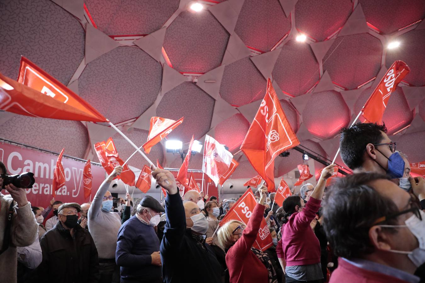 Fotos: Cierre de campaña del PSOE en Valladolid con Pedro Sánchez