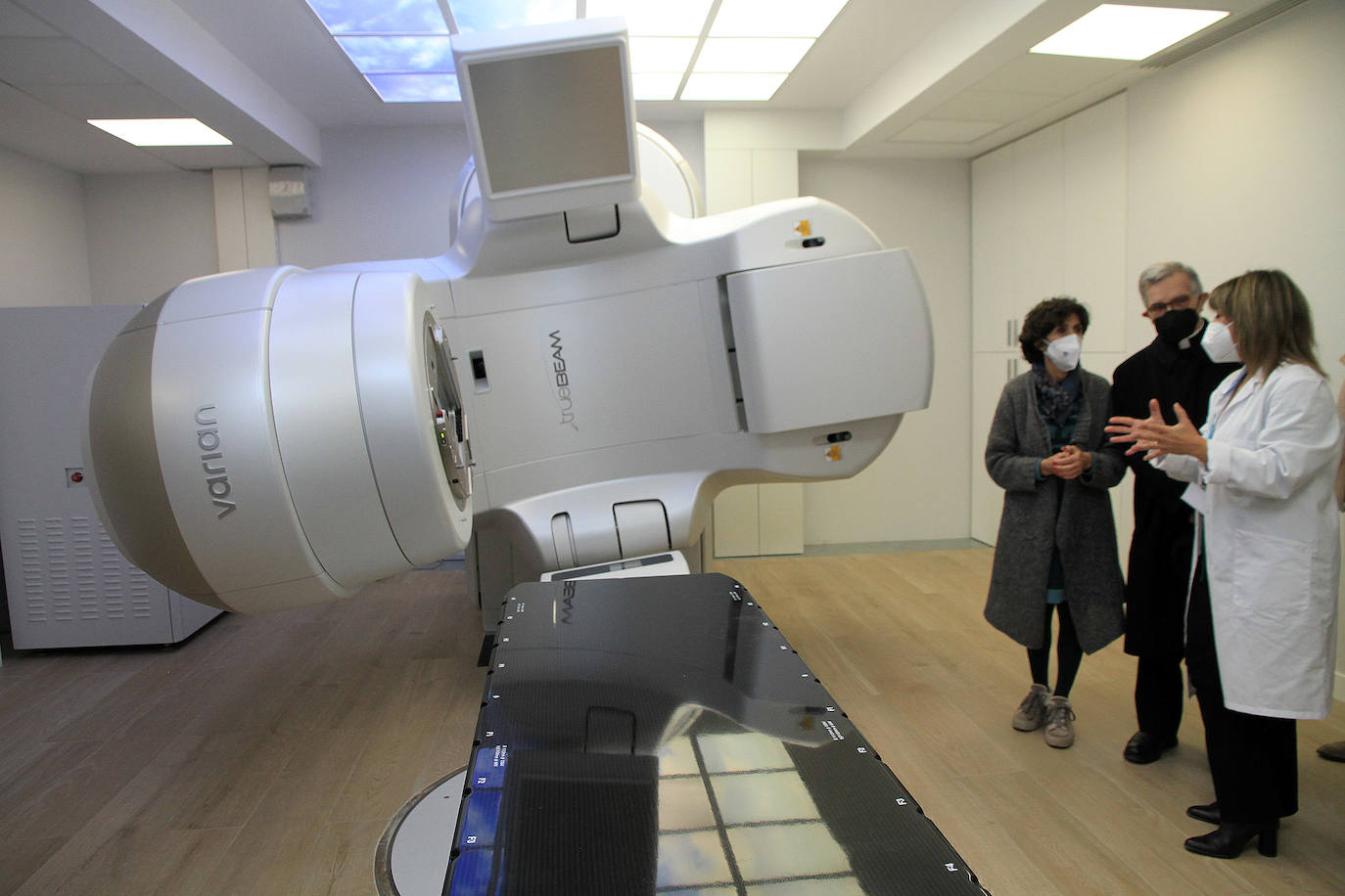El acelerador lineal instalado en la unidad de radioterapia. 