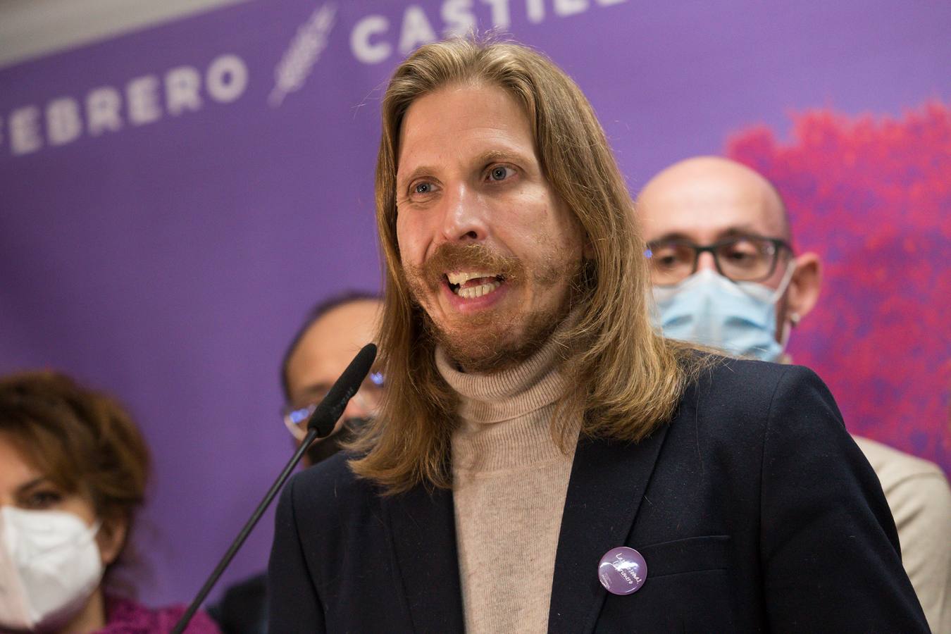 Fotos: Pablo Fernández, de Unidas Podemos, analiza los resultados de las elecciones de Castilla y León