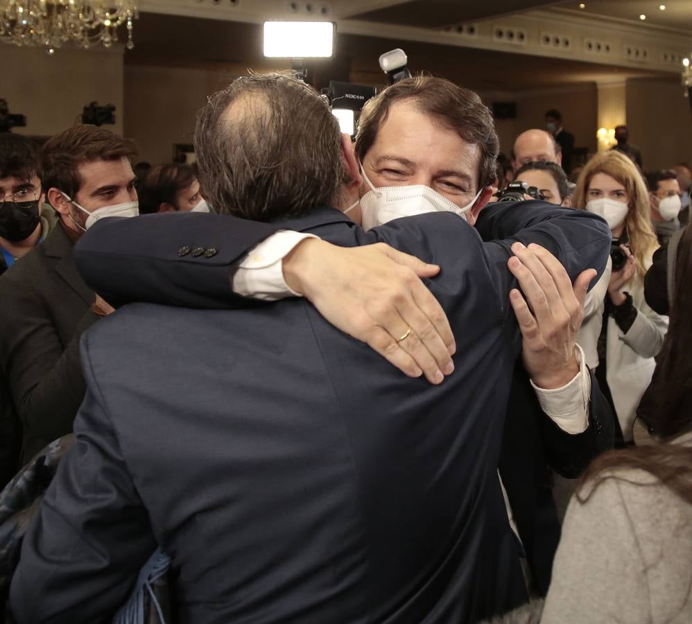 Fotos: Alfonso Fernández Mañueco celebra su victoria en las elecciones de Castilla y León
