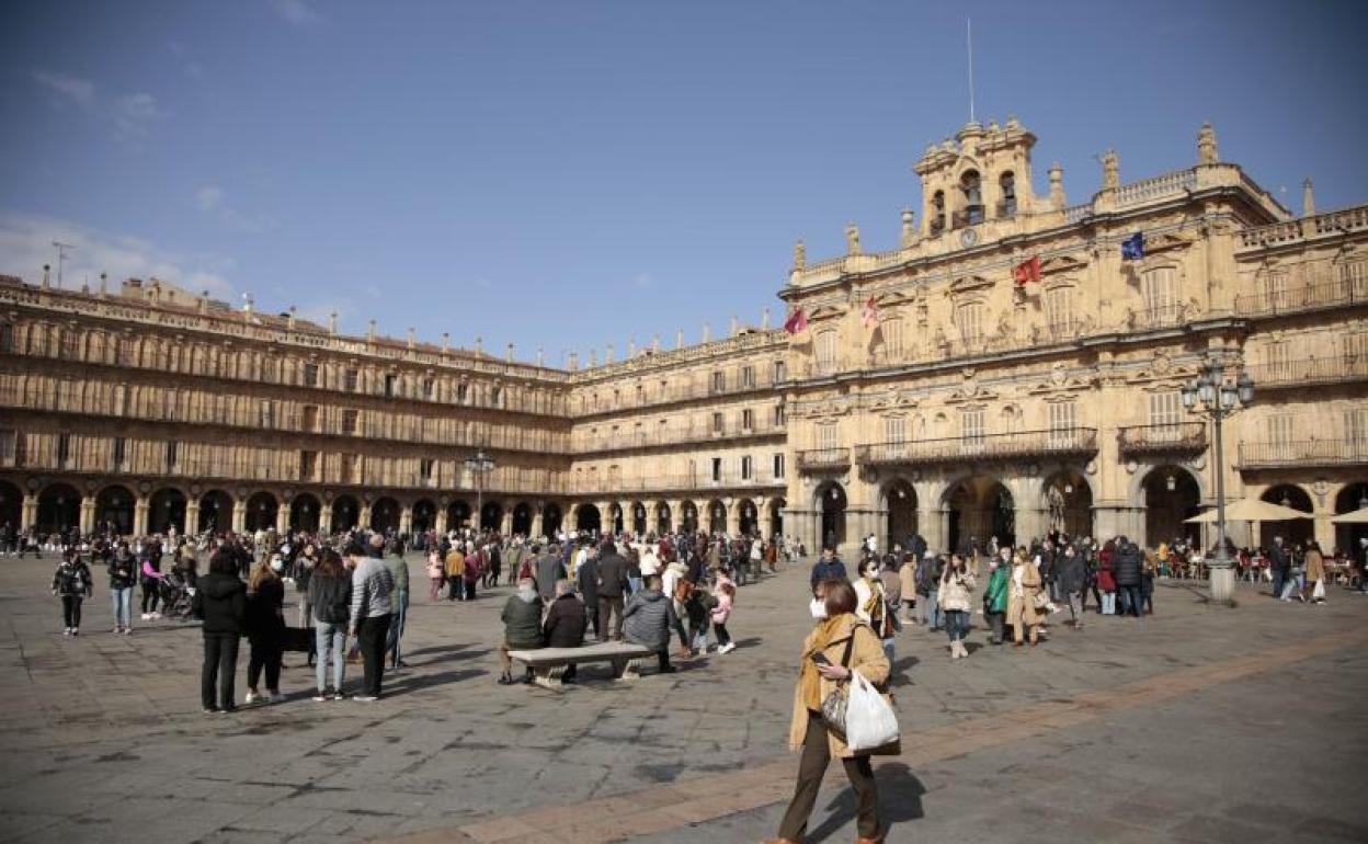 Plaza Mayor de Salamanca.