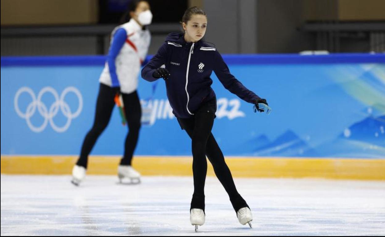 La patinadora rusa Kamila Valieva. 