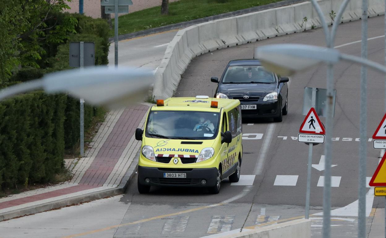 Ambulancia en Salamanca. 