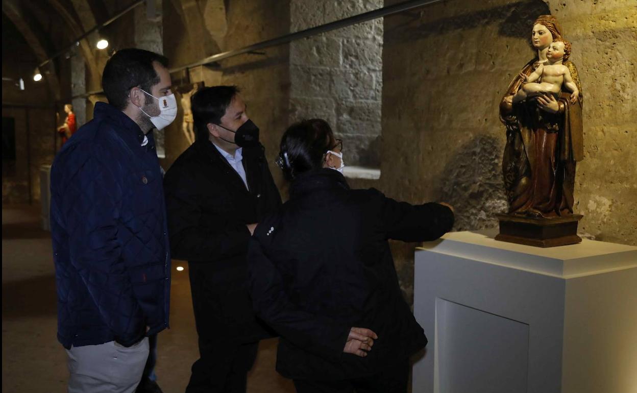 Una de las piezas exhibidas en el monasterio de Santa María de Valbuena. 