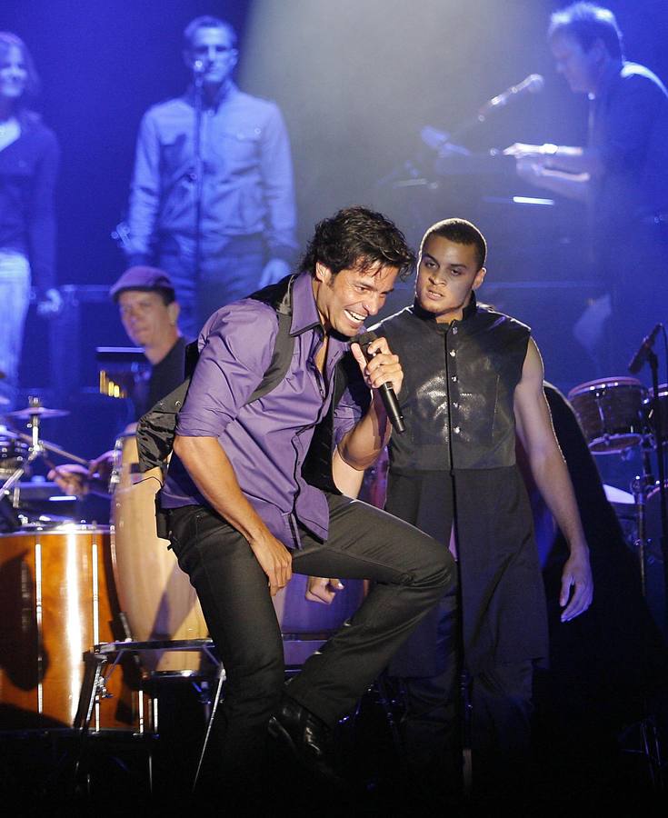 29.05.10 El cantante portorriqueño, Chayanne durante su actuación en el Festival Valladolid Latino.