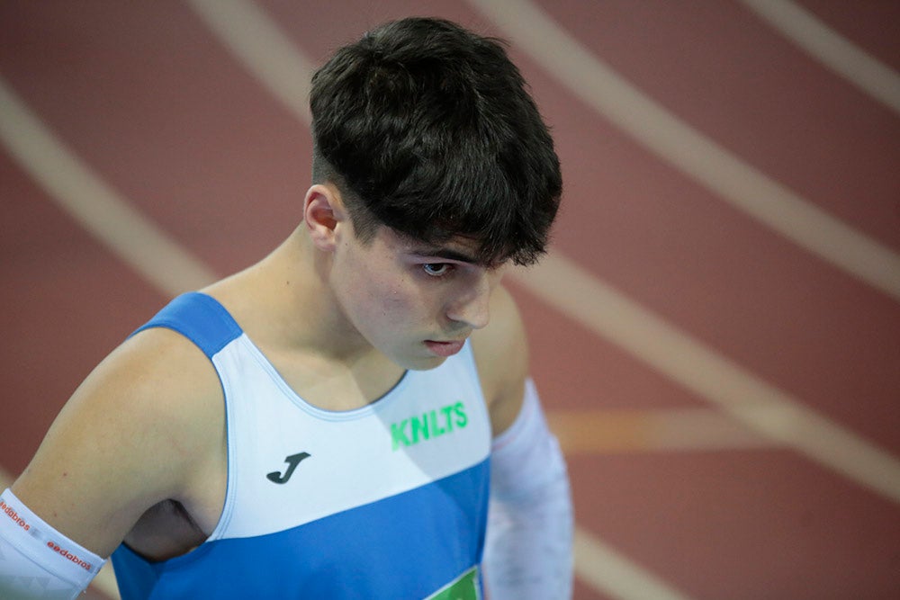 Jornada de tarde del primer día del Campeonato de España Sub 23 en Pista Cubierta con Denis Matsmouna en los 60 m y Sara Izquierdo en el 1500 