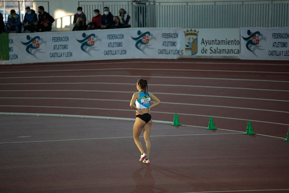 Jornada de tarde del primer día del Campeonato de España Sub 23 en Pista Cubierta con Denis Matsmouna en los 60 m y Sara Izquierdo en el 1500 
