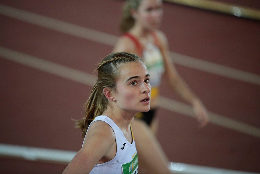 Jornada de tarde del primer día del Campeonato de España Sub 23 en Pista Cubierta con Denis Matsmouna en los 60 m y Sara Izquierdo en el 1500 