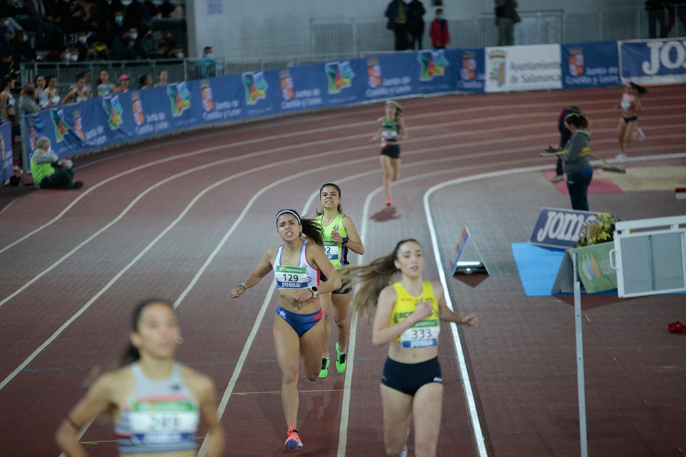 Jornada de tarde del primer día del Campeonato de España Sub 23 en Pista Cubierta con Denis Matsmouna en los 60 m y Sara Izquierdo en el 1500 