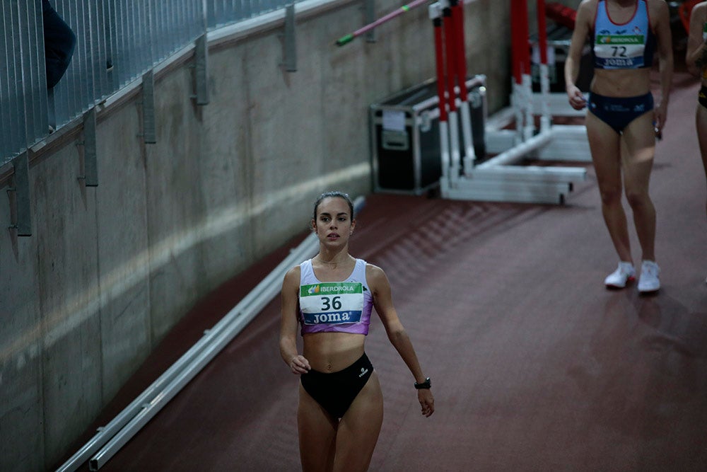 Jornada de tarde del primer día del Campeonato de España Sub 23 en Pista Cubierta con Denis Matsmouna en los 60 m y Sara Izquierdo en el 1500 