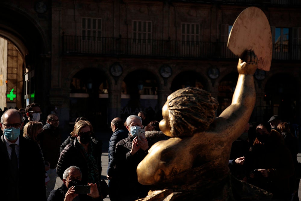 Esculturas de Xu Hongfei para conmemorar la capitalidad cultural europea de Salamanca