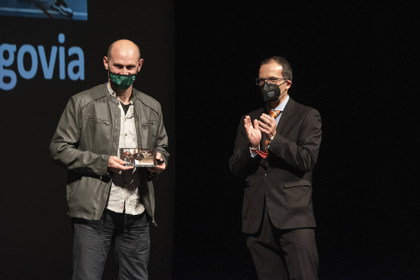 Gala del deporte segoviana celebrada en el teatro Juan Bravo.