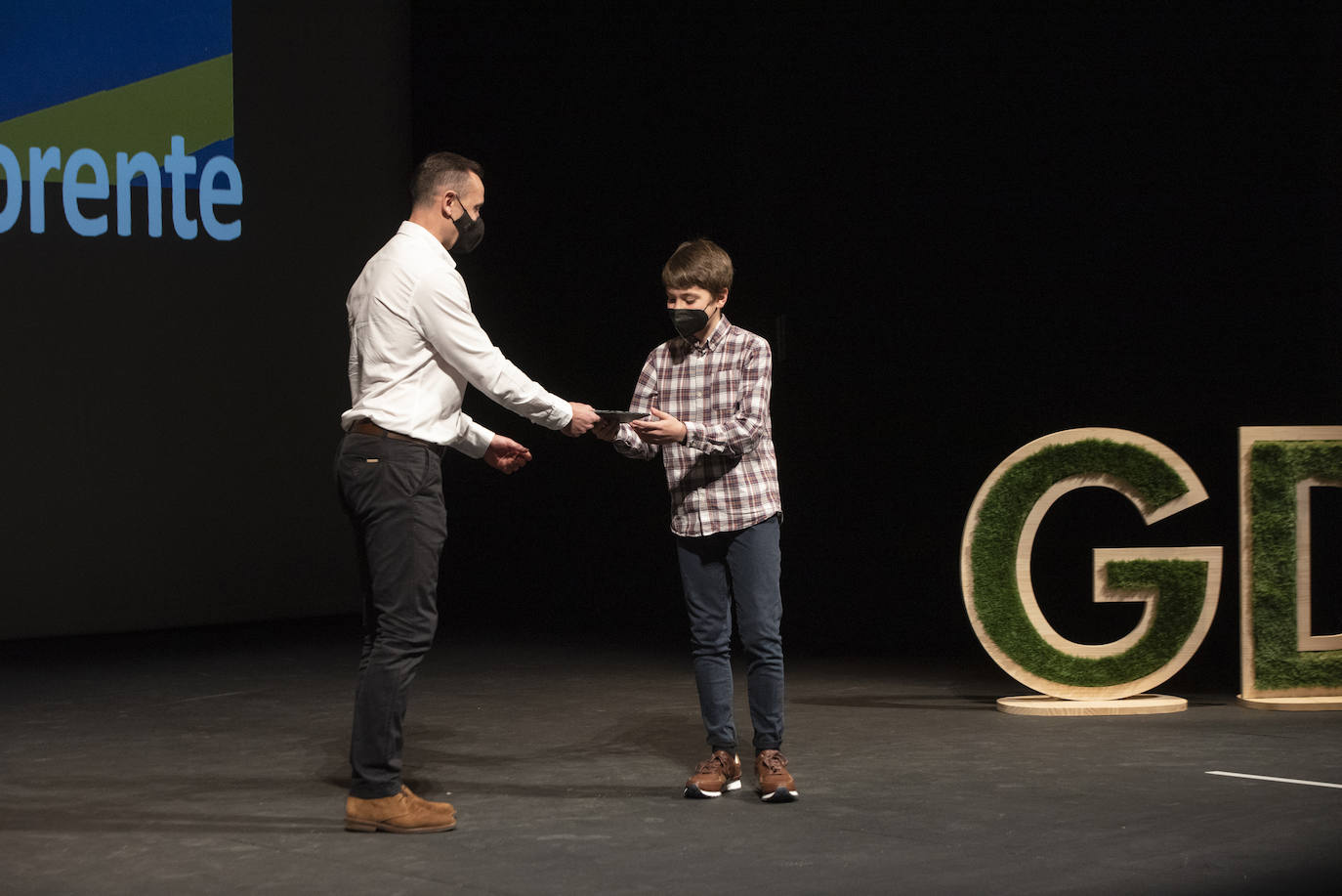 Gala del deporte segoviana celebrada en el teatro Juan Bravo.