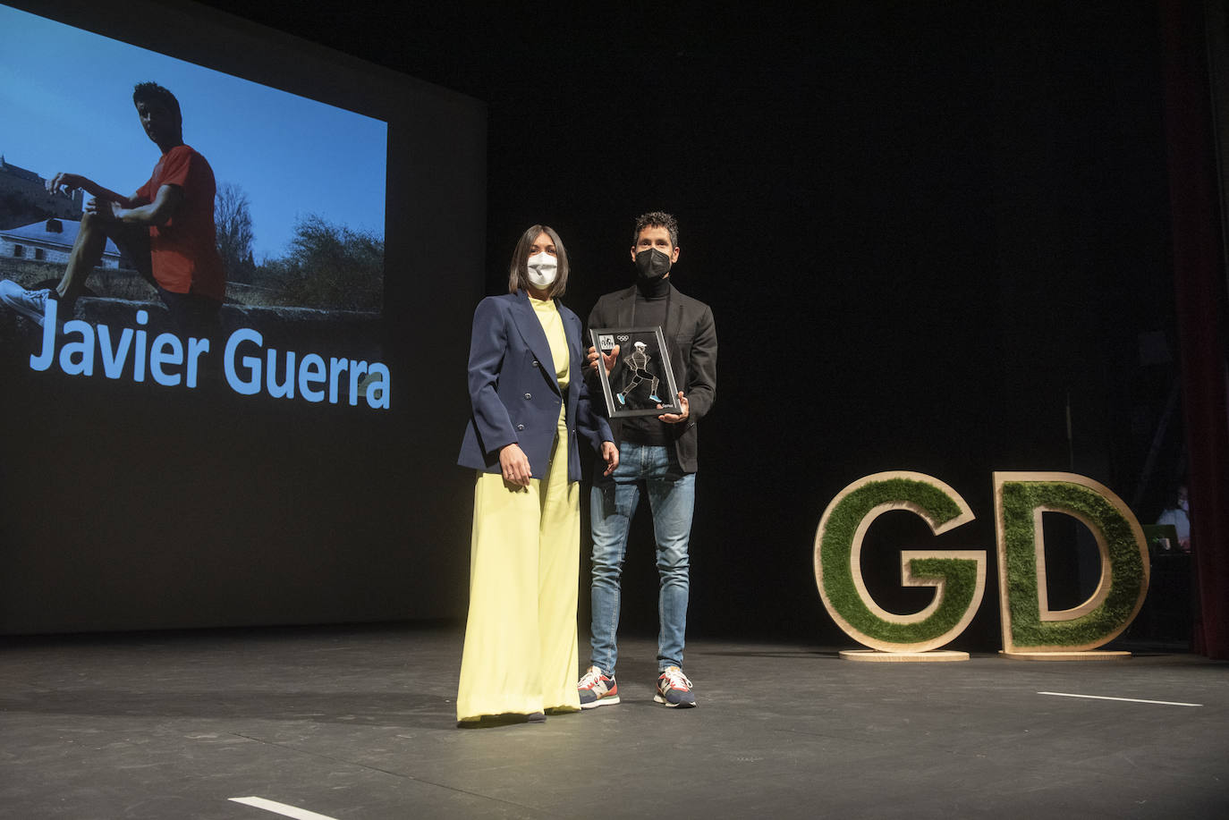 Gala del deporte segoviana celebrada en el teatro Juan Bravo.