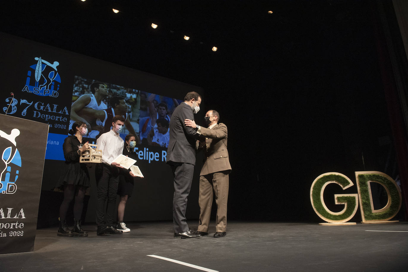 Gala del deporte segoviana celebrada en el teatro Juan Bravo.
