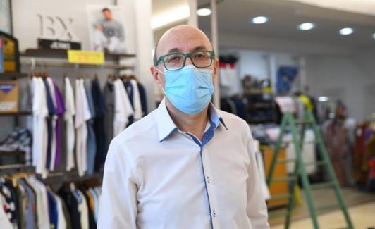 Jesús Herreras, presidente de la asociación de comerciantes Fecosva.