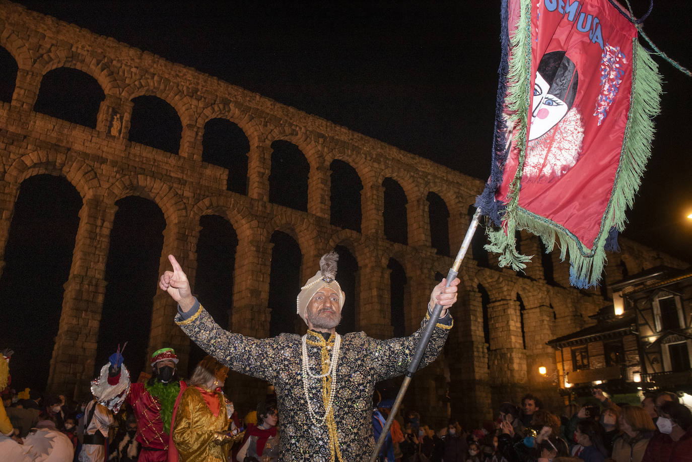 Desfile del sábado de carnaval en Segovia.