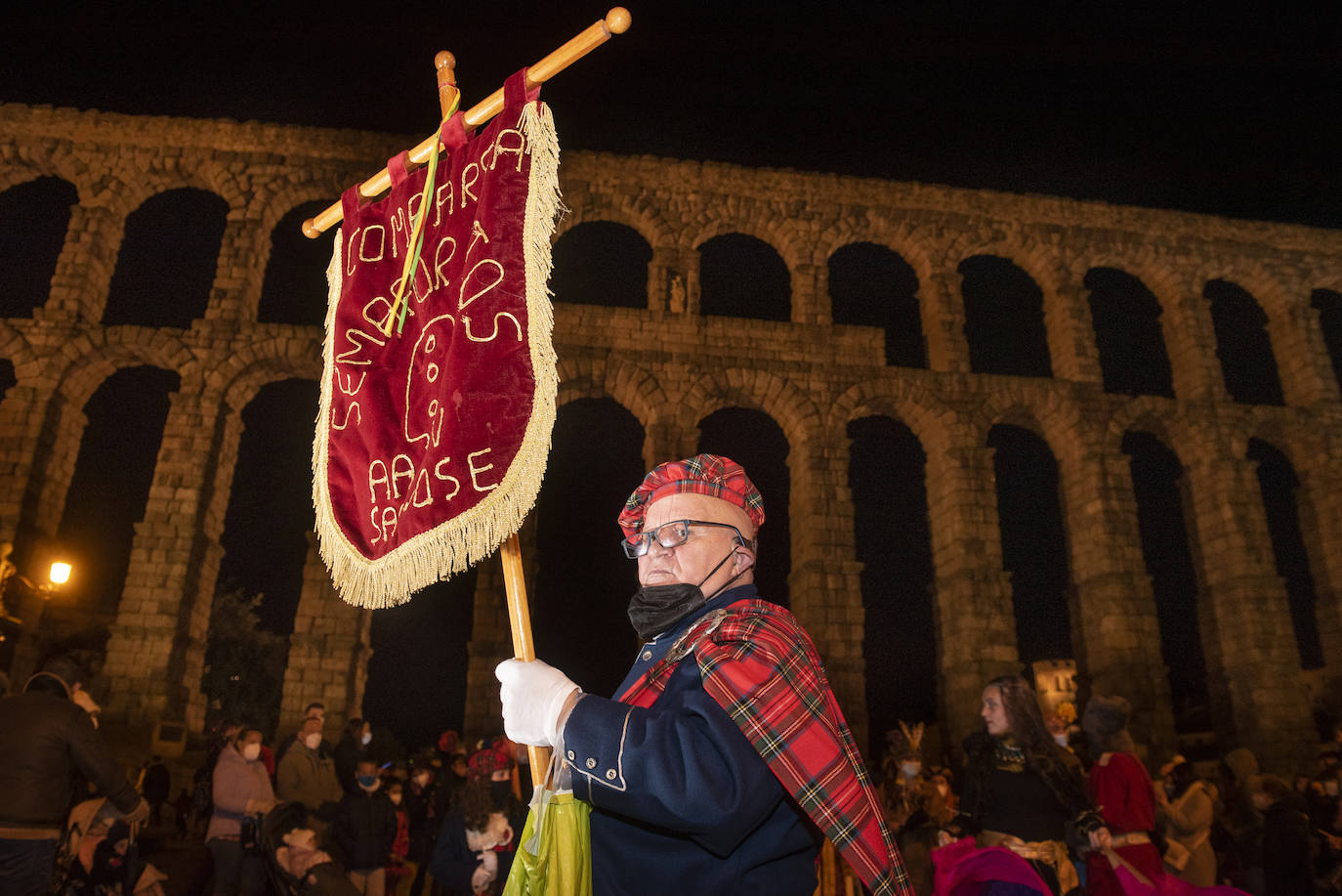 Desfile del sábado de carnaval en Segovia.