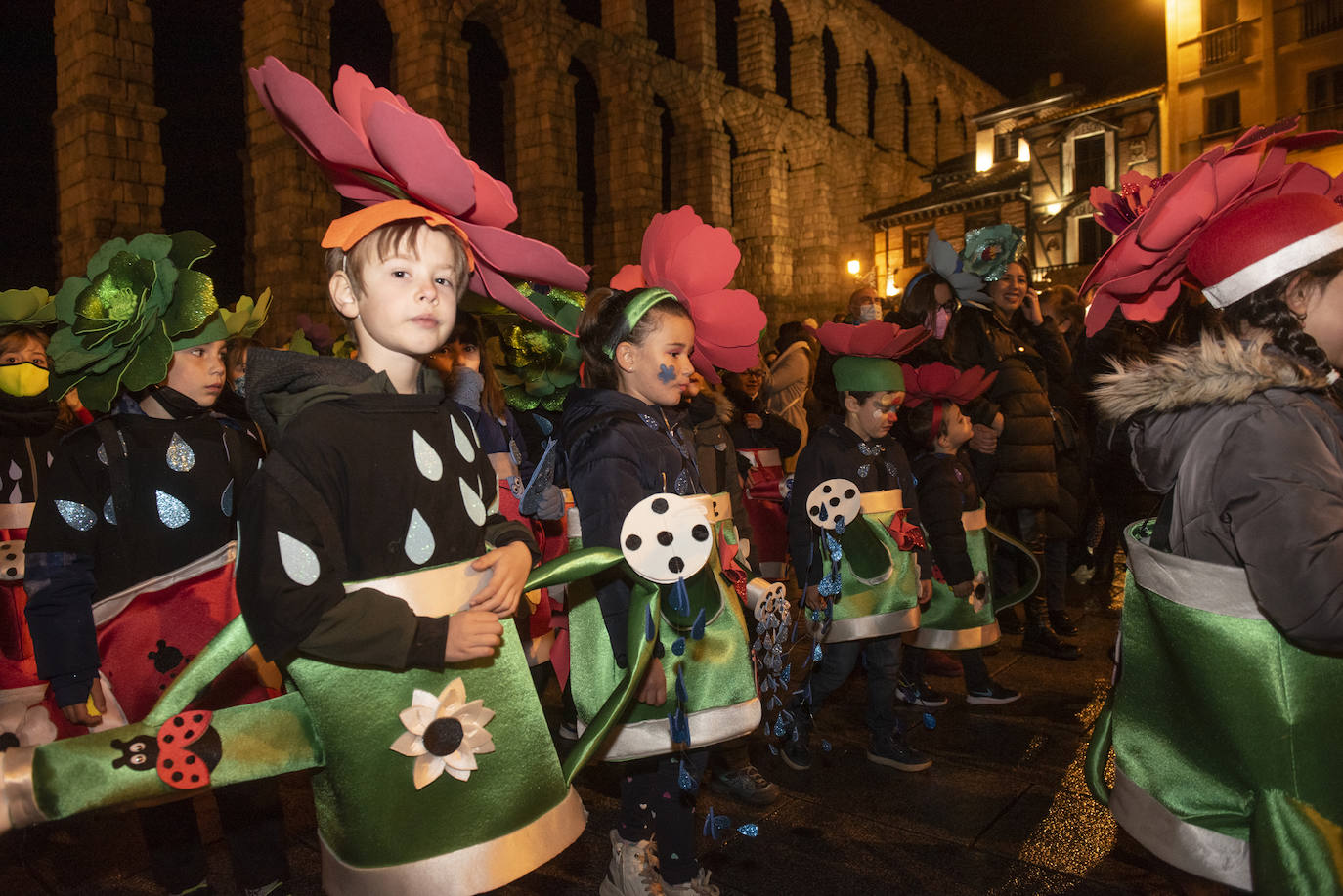 Desfile del sábado de carnaval en Segovia.