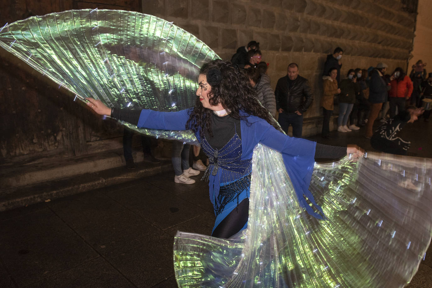 Desfile del sábado de carnaval en Segovia.