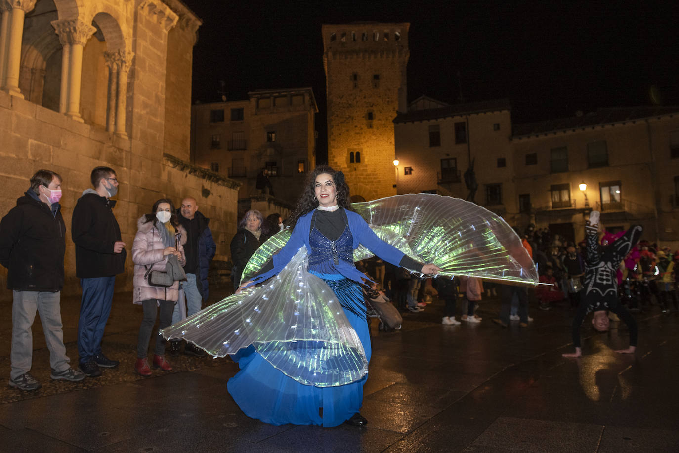 Desfile del sábado de carnaval en Segovia.