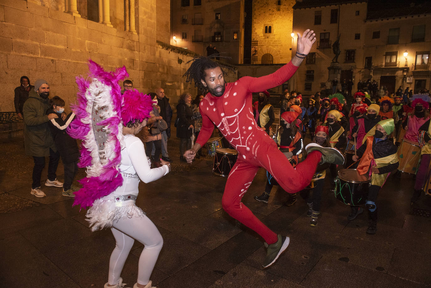 Desfile del sábado de carnaval en Segovia.